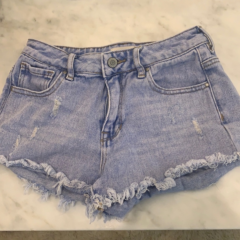 Light blue ripped pacsun shorts!